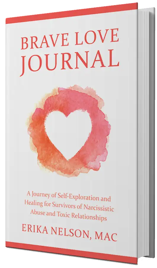 brave love journal - book mockup